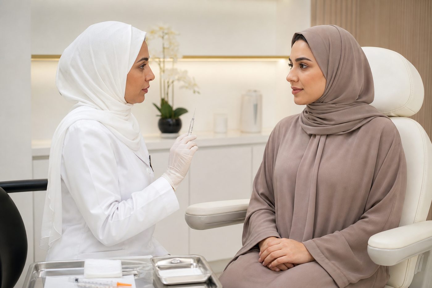 حقن إبرة الريتش التجميلية