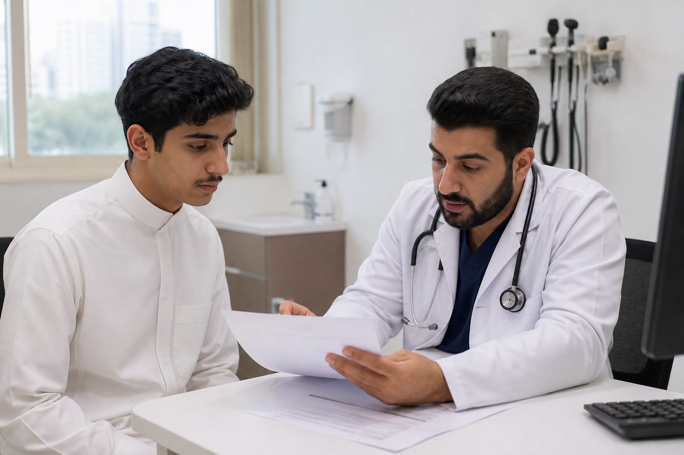 الفحص الطبي للابتعاث والدراسة بالخارج في الرياض: الدليل الكامل للتحاليل والتطعيمات والتقرير المعتمد
