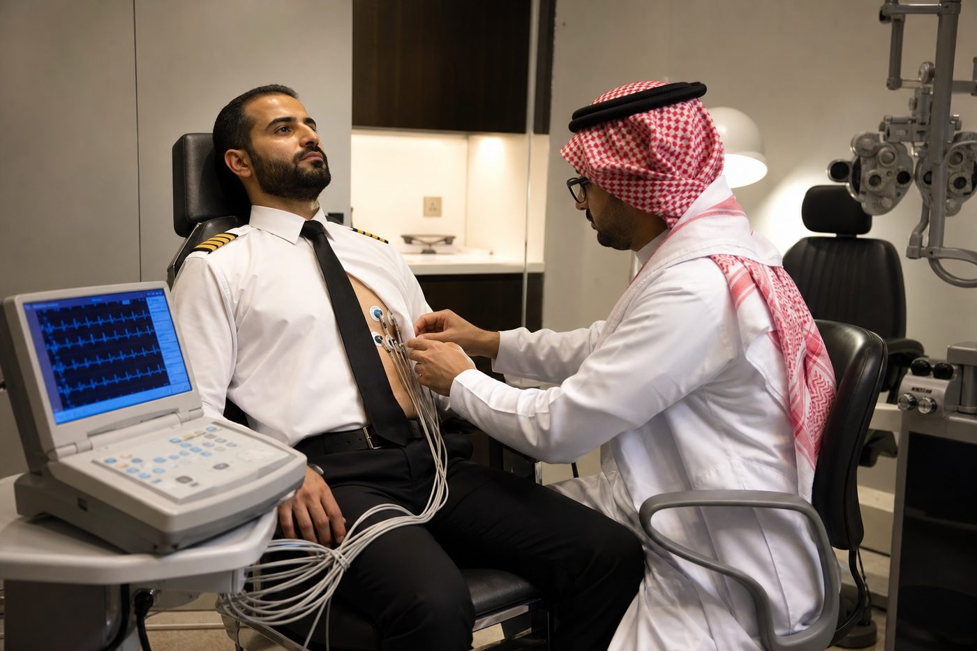 فحص الطيران الطبي للطيارين في الرياض