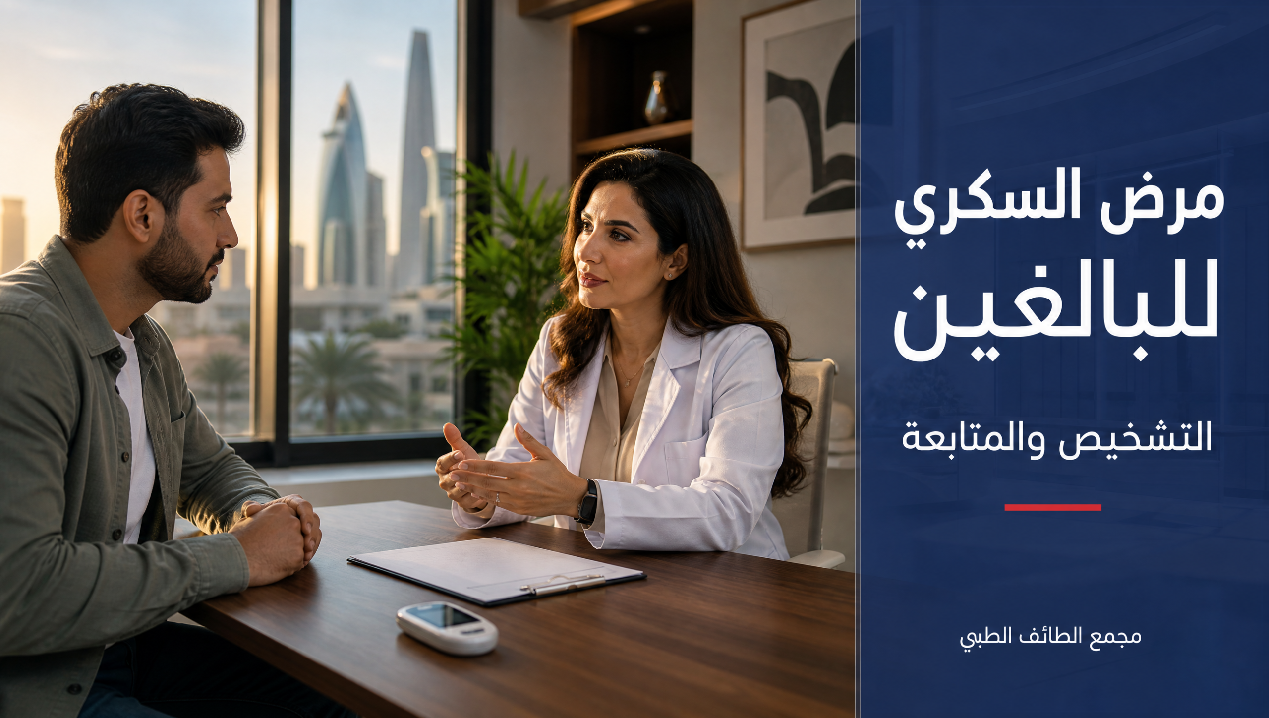 غلاف مقال مرض السكري للبالغين: التشخيص والمتابعة