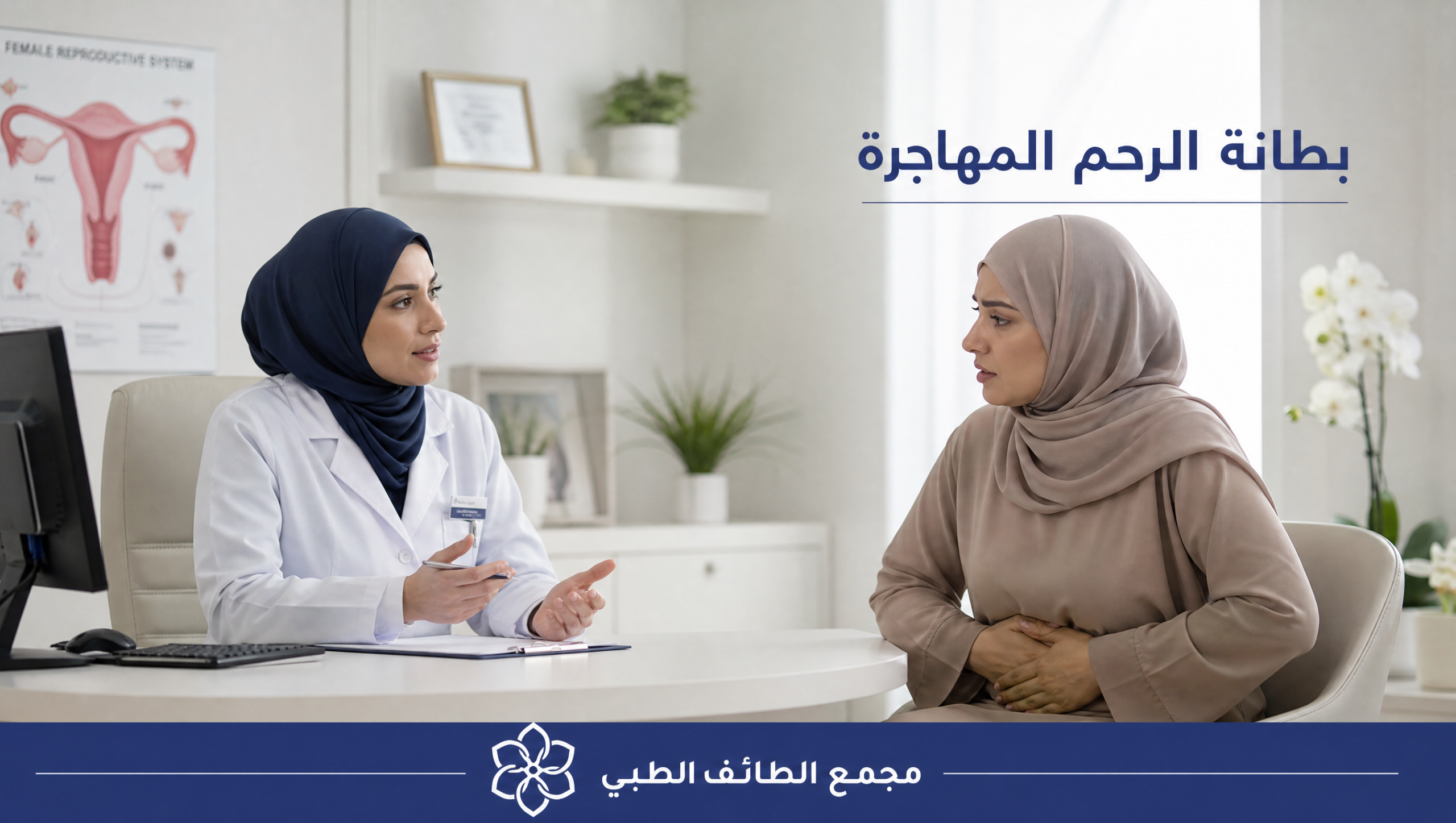 استشارة بطانة الرحم المهاجرة في عيادة نساء